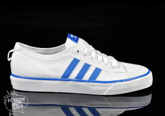 Adidas Originals Nizza Low White Blue 01