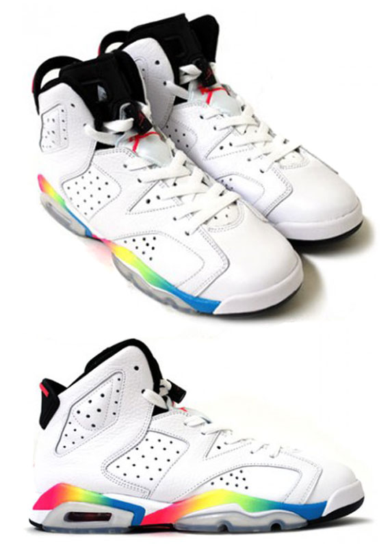 Air Jordan Vi Gs Rainbow New Pics 1