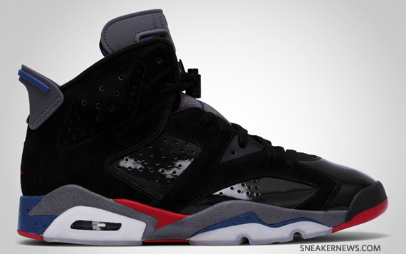 Air Jordan Vi Retro Black Varsity Red True Blue