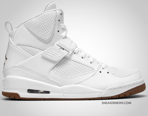 Jordan Flight 45 White Khaki Gum