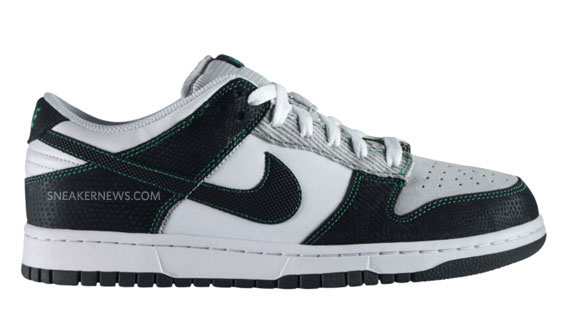 Nike 6.0 Dunk Low Black Jetstream Green 1