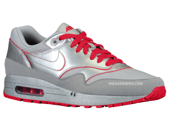 Nike Air Max 1 Air Attack Silver Red 01