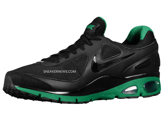 Nike Air Max Turbulence 2010 Air Attack Black Green 2