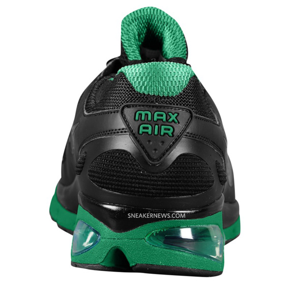 Nike Air Max Turbulence 2010 Air Attack Black Green 4