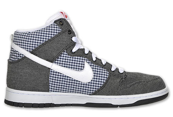 Nike Dunk High Denim Gingham 3