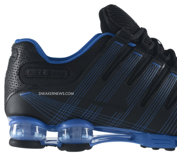 Nike Shox Nz 2 Air Attack Black Blue 02