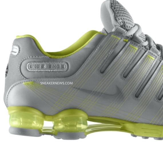 Nike Shox Nz 2 Air Attack Silver Volt 02