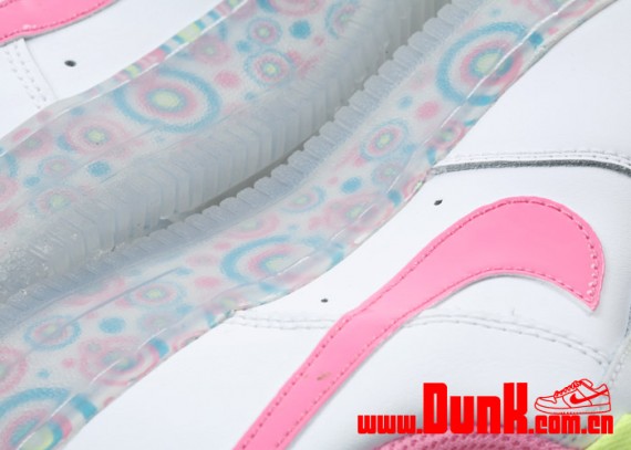 Nike Air Force 1 Low GS - White - Rose - Marina Blue - Ultramarine