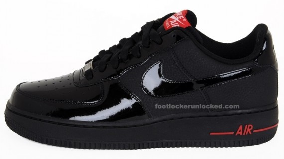 Nike Air Force 1 Low ’07 – Black – Varsity Red – August 2010