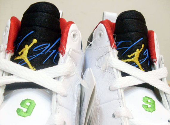 Air Jordan Flight 9 - White Olympic - Sample | Fall 2010