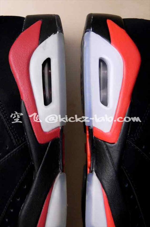 Air Jordan Vi Varsity Red Infrared Comparison 04