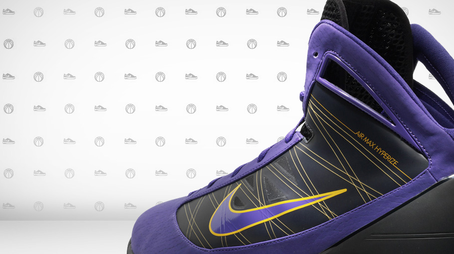 Nike Air Max Hyperize – Pau Gasol PEs – LA Lakers Home + Away