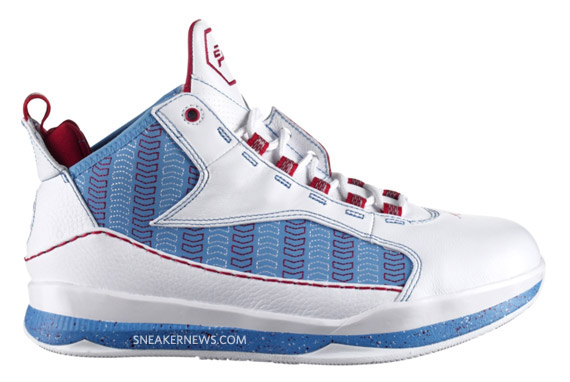 Jordan Cp3.iii White University Blue Red 2