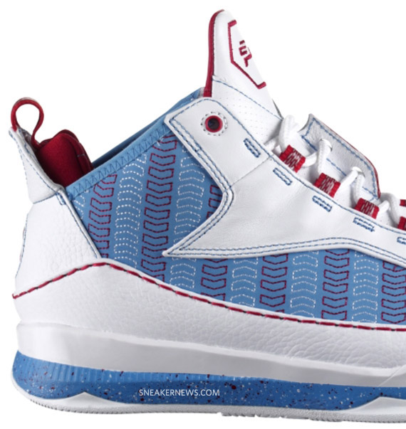 Jordan Cp3.iii White University Blue Red 3