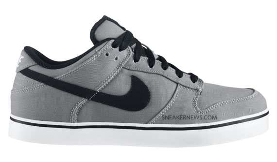 Nike 6.0 Dunk Low Se Canvas Medium Grey Black 1