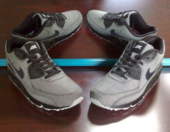 Nike Air Max 90 Black Metallic Silver Air Attack 1