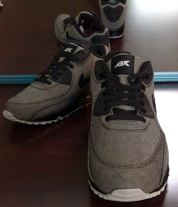 Nike Air Max 90 Black Metallic Silver Air Attack 3