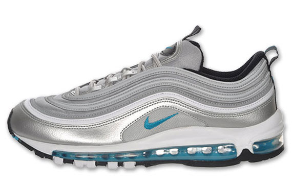 Nike Air Max 97 Metallic Silver Marina Blue 2