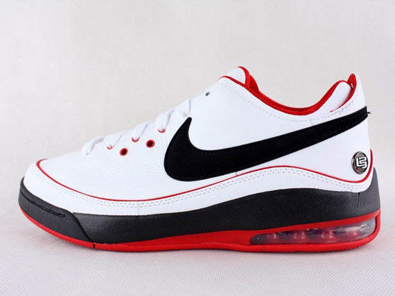 Nike Air Max Lebron 7 Low Gr White Black Red 1 06