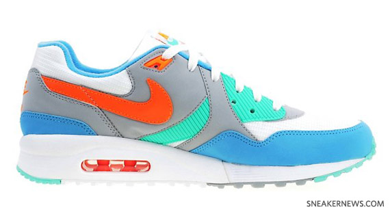 Nike Air Max Light White Sky Blue Cool Mint Orange 2