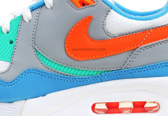 Nike Air Max Light – White – Sky Blue – Cool Mint – Orange