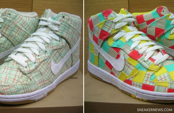 Nike WMNS Dunk High Skinny Supreme - Patchwork Plaid Pack - Summer 2010