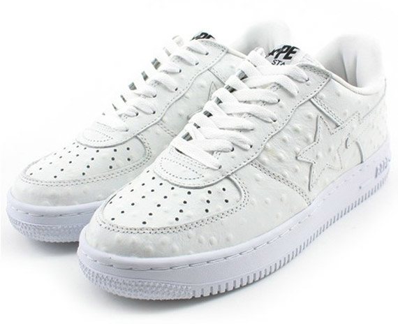 Bape Sta Ostrich White