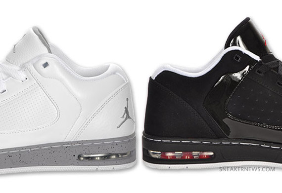 Jordan Classic Low - Black - Red + White - Cement