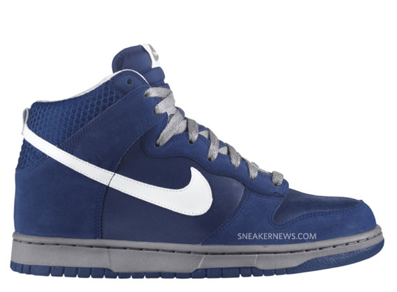 Nike Dunk High Blue White Grey 3