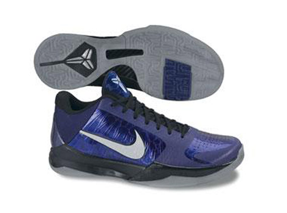 Nike Zoom Kobe V Ink Metallic Silver Black