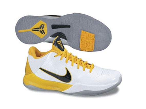 Nike Zoom Kobe V White Del Sol