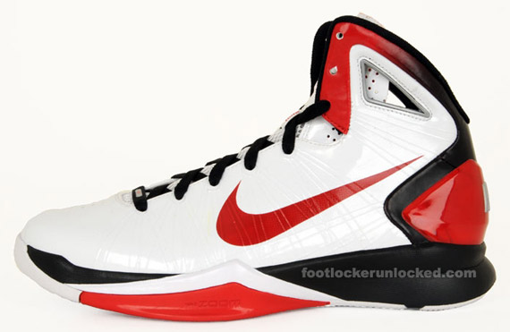 Hyperdunk 2010 Whitesport Red Black