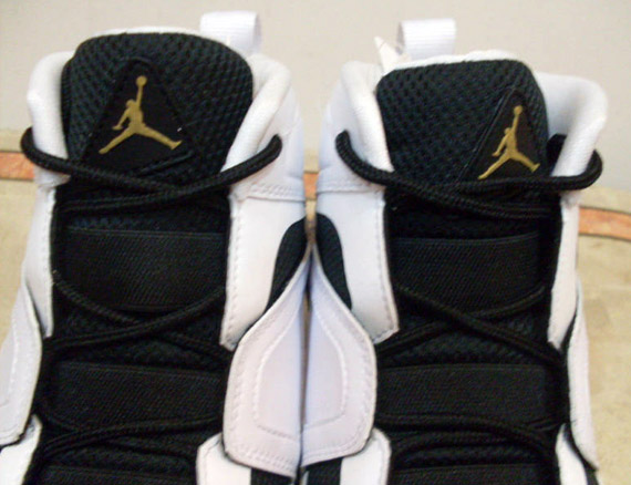 Air Jordan Ol School Iv White Metallic Gold Black 7