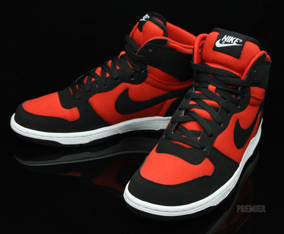 Big Nike High - Sport Red - Black