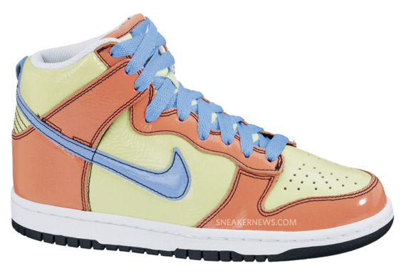 Nike 6.0 WMNS Dunk High – Liquid Lime – University Blue | Available