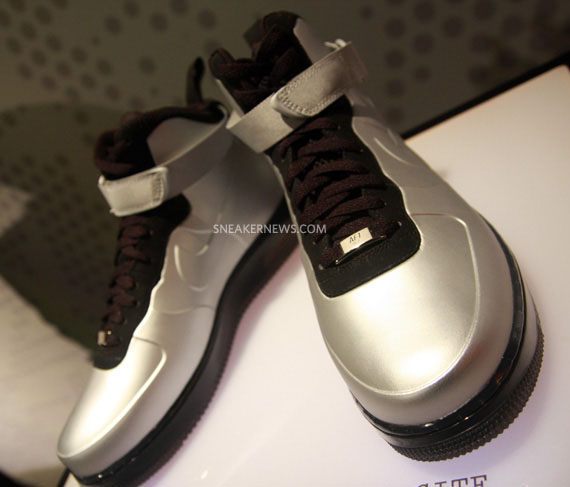 Nike Air Force 1 Foamposite – Metallic Silver – Black | Release Info