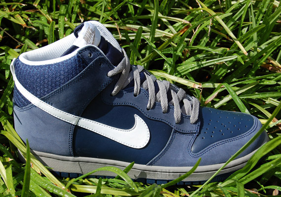 Nike Dunk High Midnight Navy White Grey 01