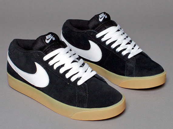 Nike SB Blazer CS - Black - White - Gum | Available