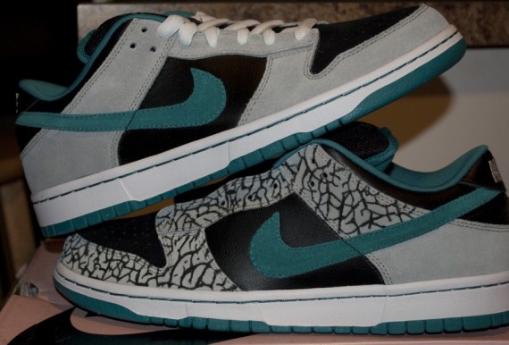 Nike SB Dunk Low – Chrome Ball – Elephant Custom by CemeteryDrive