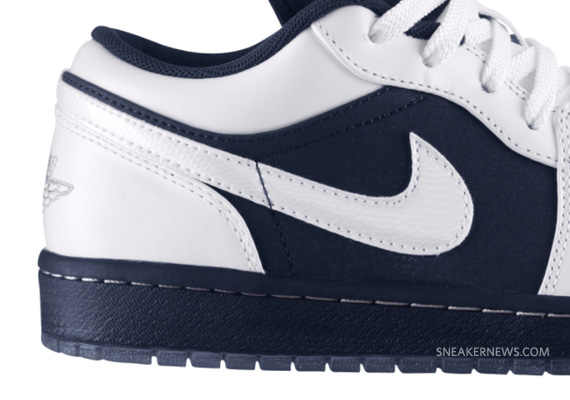 Air Jordan 1 Phat Low White Navy Red 03