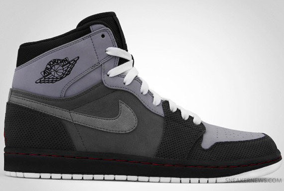 Air Jordan 1 Retro High Black Dark Charcoal 2