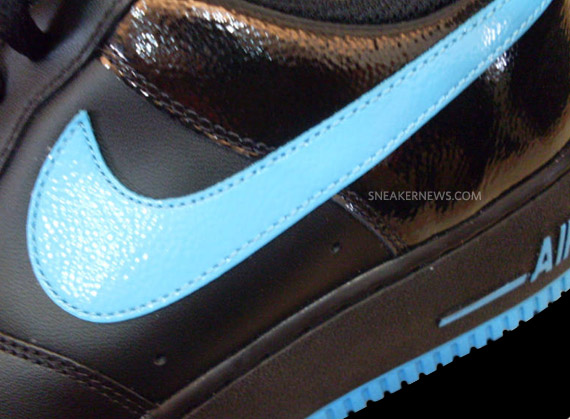 Nike Air Force 1 Low '07 - Black - Chlorine Blue | Sample