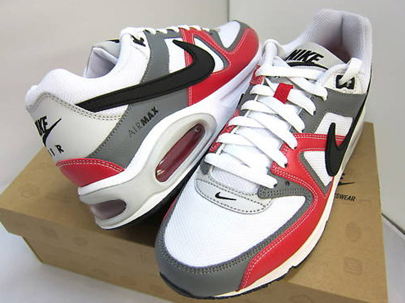 Nike Air Max Command White Black Varsity Red 3