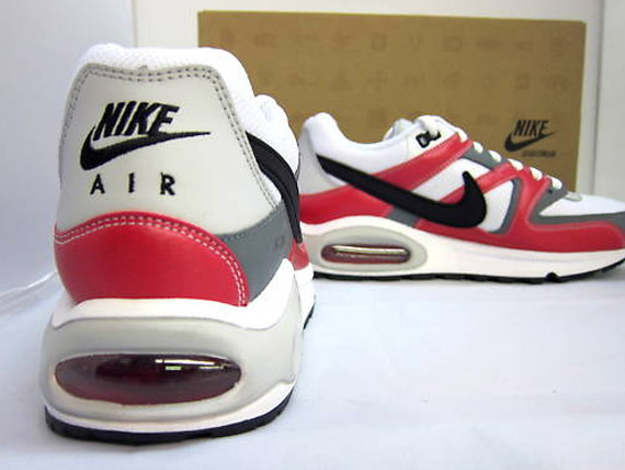 Nike Air Max Command White Black Varsity Red 4