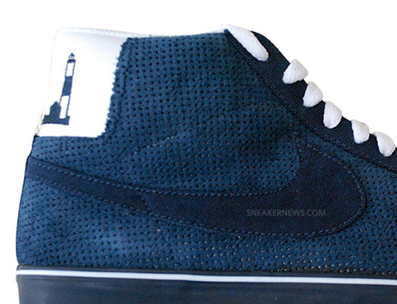 Poets x Nike SB Blazer Mid - 'Lighthouse' - Obsidian - White