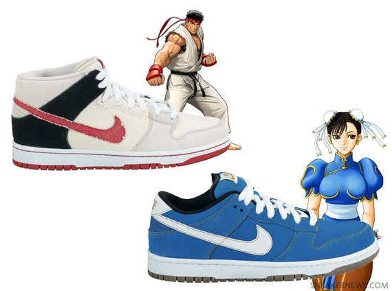 Nike SB Dunk - 'Street Fighter' Pack - Ryu + Chun Li