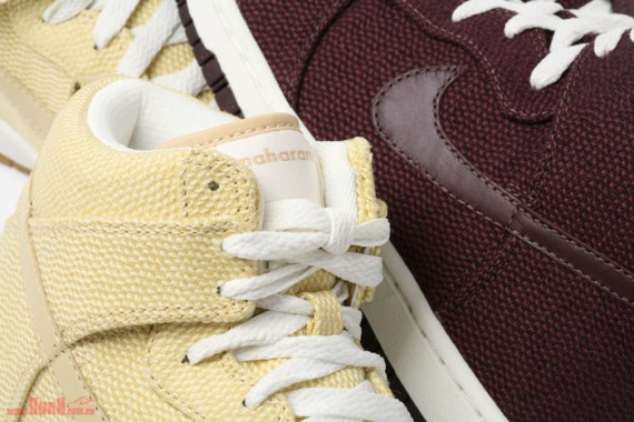 Maharam x Nike WMNS Dunk High Skinny Supreme - Yellow + Maroon