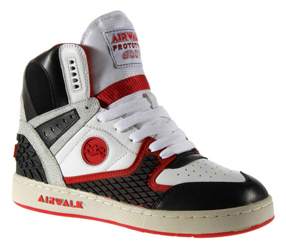 Airwalk Prototype 600 White Red 01
