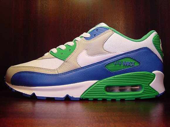 Nike Air Max 90 Graniteroyal Blue Lucky Green