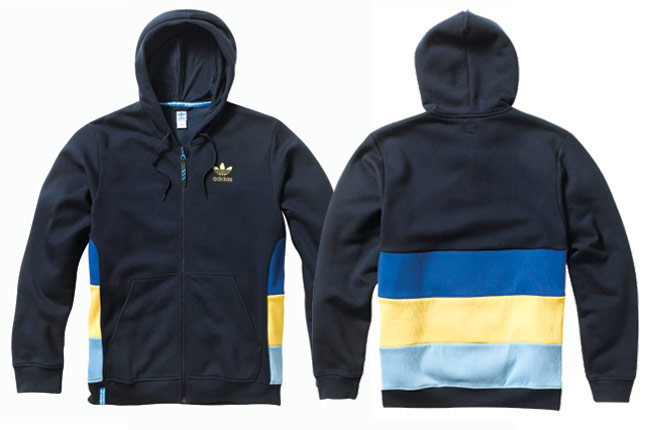 Adidas Premium Hoodie Skate Blue 1